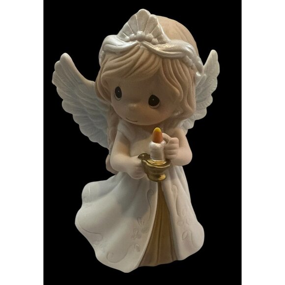 Precious Moments 2017 "He Is The Light" #181023 Angel Figurine  Rare! - Picture 1 of 14